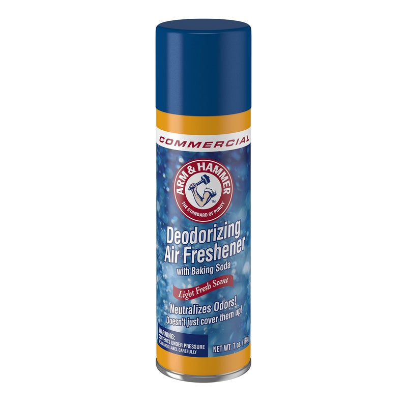 Arm & Hammer Baking Soda Air Freshener  Light Fresh  7 Oz Aerosol Spray  12/Carton